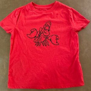 Little Mermaid Sebastian Tshirt kids size 4/5